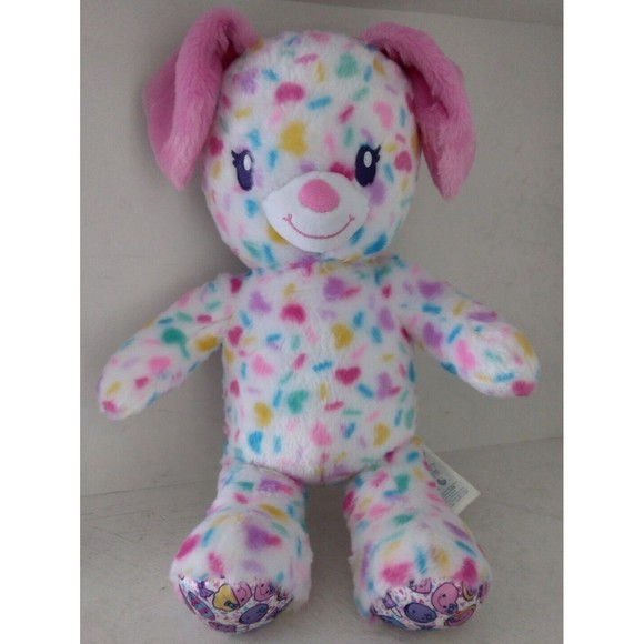 Build-A-Bear Workshop Other - Build a Bear BAB Shopkins Puppy Dog Sprinkles Hearts Candy Cupcake Pink Ears 16"